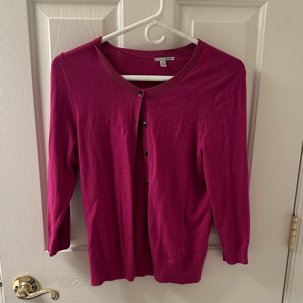 Halogen Fuchsia Knit Sweater